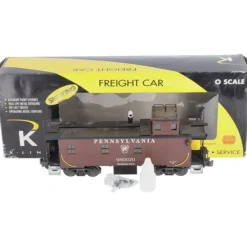 Trains*K-Line K616-1893 O Gauge PRR Wood-Sided Smoking Caboose #980020 LN/Box - Model Train Junction: Quality Parts and Art Supplies