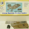 Trains*K-Line K-0275 O-27 Gauge 42" Left Hand Remote Switch Turnout - Model Train Junction: Quality Parts and Art Supplies
