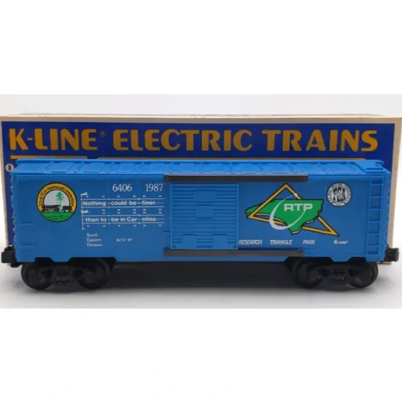 Trains*K-Line K-6406 O Gauge TCA 1987 National Convention Boxcar EX/Box - Model Train Junction: Quality Parts and Art Supplies
