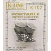 Trains*K-Line K-107 O/027 Portable Spot Lights (Pack of 2) - Model Train Junction: Quality Parts and Art Supplies