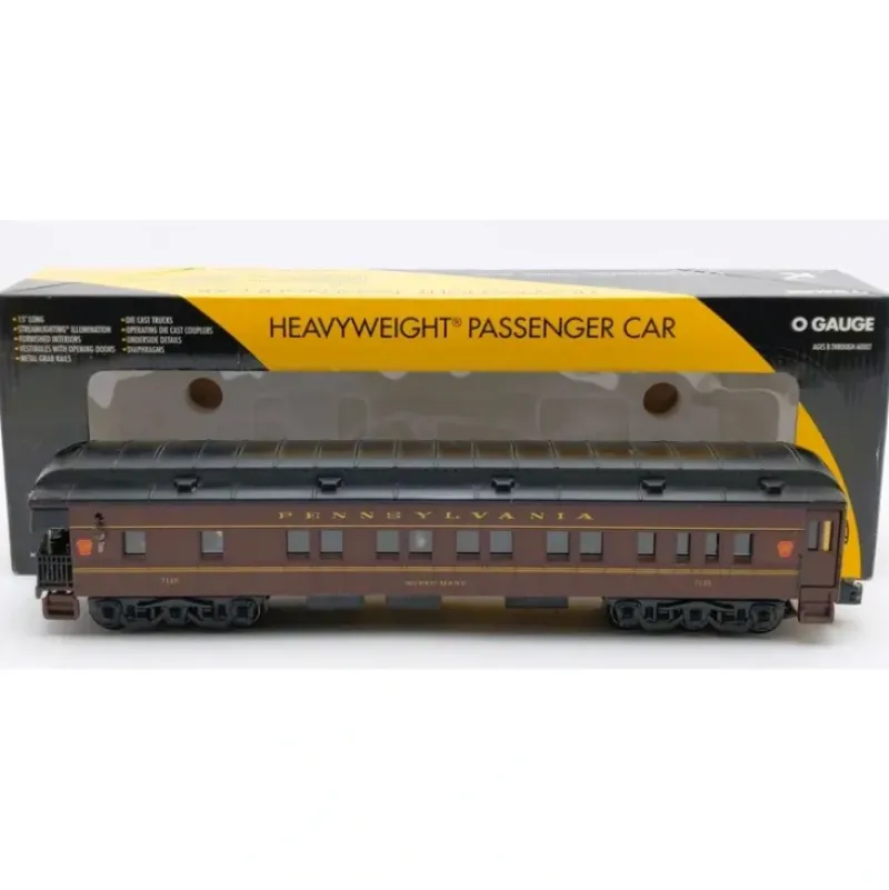 Trains*K-Line K4880-7125 O PRR "Queen Mary" 18" Heavyweight Observation Car #7125/Box - Model Train Junction: Quality Parts and Art Supplies