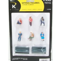 Trains*K-Line K42304 O Scale Sitting Figures W/ Bench - Model Train Junction: Quality Parts and Art Supplies