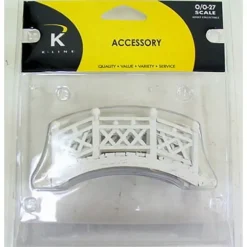 Trains*K-Line K418303 White Foot Bridge - Model Train Junction: Quality Parts and Art Supplies