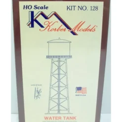 Trains*Korber 128 HO Scale Water Tower Building Kit - Model Train Junction: Quality Parts and Art Supplies