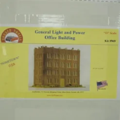 Trains*Korber 969 O Scale General Light & Power Office Building Kit - Model Train Junction: Quality Parts and Art Supplies