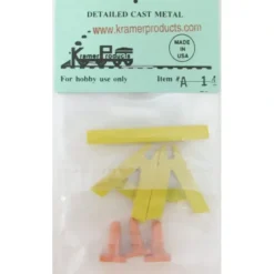 Trains*Kramer A14 O-Scale Safety Cones & Barricade - Model Train Junction: Quality Parts and Art Supplies