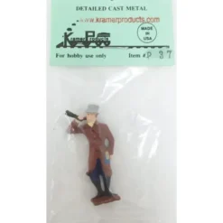 Trains*Kramer P37 1:48 Scale Standing Hobo Drinking Bottle Figure - Model Train Junction: Quality Parts and Art Supplies
