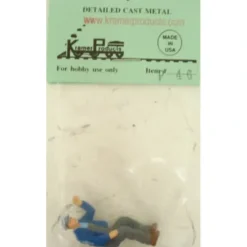 Trains*Kramer P46 Die-Cast Seated Engineer Figure - Model Train Junction: Quality Parts and Art Supplies