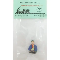 Trains*Kramer P38 O-Scale Seated Hobo With Plate in Lap Figure - Model Train Junction: Quality Parts and Art Supplies