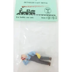 Trains*Kramer P53 O-Scale Warehouse Man Wiping Head Figure - Model Train Junction: Quality Parts and Art Supplies