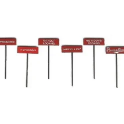 Trains*LaBelle 7603 Burma Shave Sign Set #3 - Model Train Junction: Quality Parts and Art Supplies