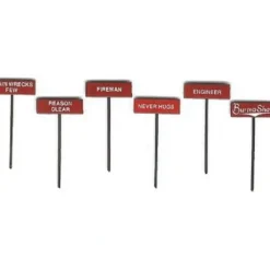 Trains*LaBelle 7604 Burma Shave Sign Set #4 - Model Train Junction: Quality Parts and Art Supplies