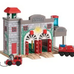 Trains*Learning Curve 99268 Deluxe Fire Station - Model Train Junction: Quality Parts and Art Supplies