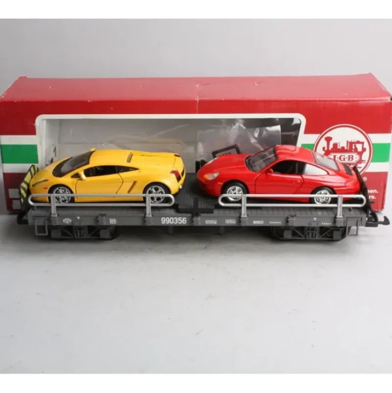 Trains*LGB 40594 AutoCarrier w/2 Sportscars - Model Train Junction: Quality Parts and Art Supplies