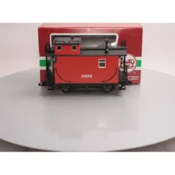 Trains*LGB 43653 Bobber Caboose #0572 (Metal Wheels) - Model Train Junction: Quality Parts and Art Supplies