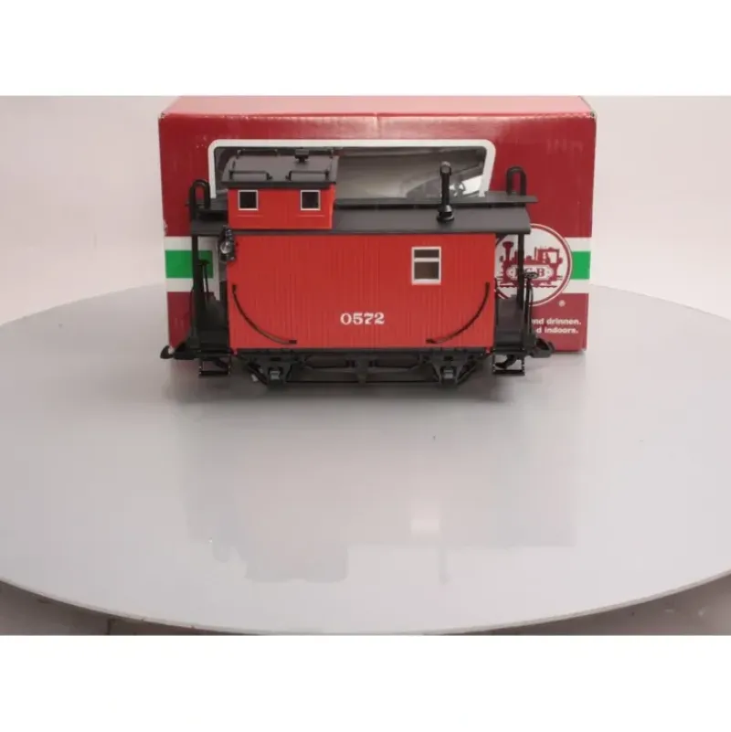 Trains*LGB 43653 Bobber Caboose #0572 (Metal Wheels) - Model Train Junction: Quality Parts and Art Supplies