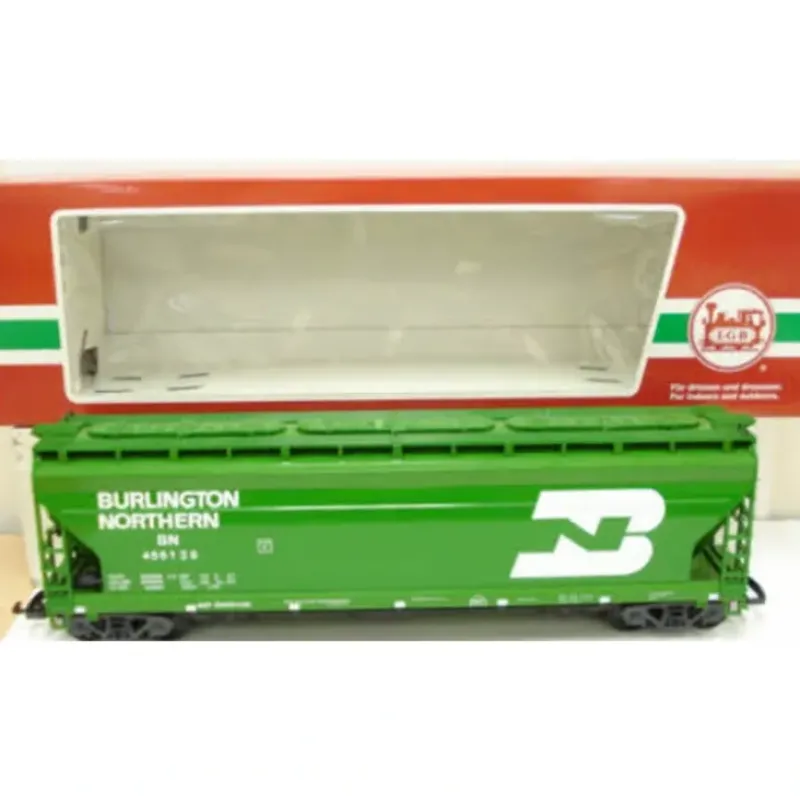Trains*LGB 43820 Burlington Northern Covered Hopper Car w/Plastic Wheels - Model Train Junction: Quality Parts and Art Supplies