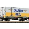 Trains*LGB 40890 Calanda Brau Container Car (metal wheels) - Model Train Junction: Quality Parts and Art Supplies