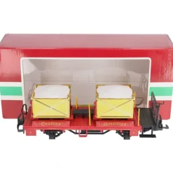 Trains*LGB 42140 Christmas Transport Car w/Gold Boxes LN/Box - Model Train Junction: Quality Parts and Art Supplies
