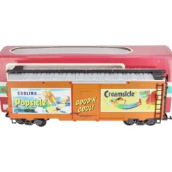 Trains|LGB 48910 Creamsicle Popsicle Boxcar - Model Train Junction: Quality Parts and Art Supplies