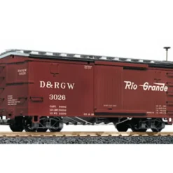 Trains*LGB 43673 D&RGW Wood Boxcar - Model Train Junction: Quality Parts and Art Supplies