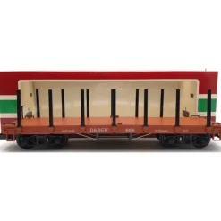 Trains|LGB 4060 Denver & Rio Grande Western Flatcar w/Stakes #4060 EX/Box - Model Train Junction: Quality Parts and Art Supplies