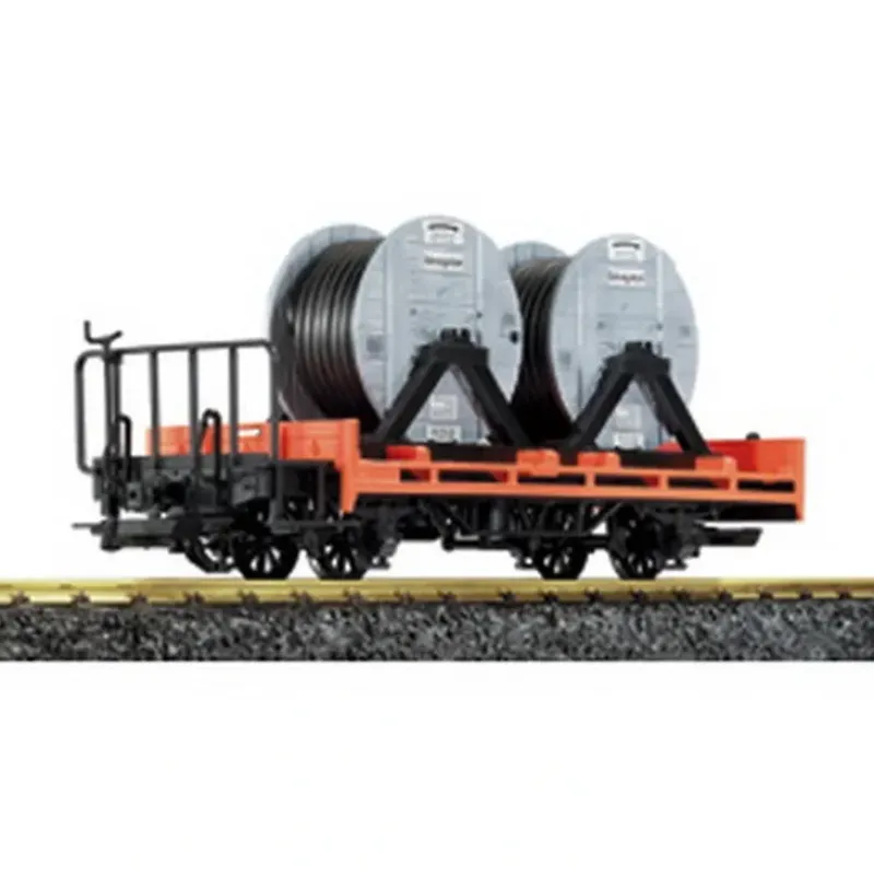 Trains*LGB 41025 Flatcar w/ Cable Reels - Model Train Junction: Quality Parts and Art Supplies