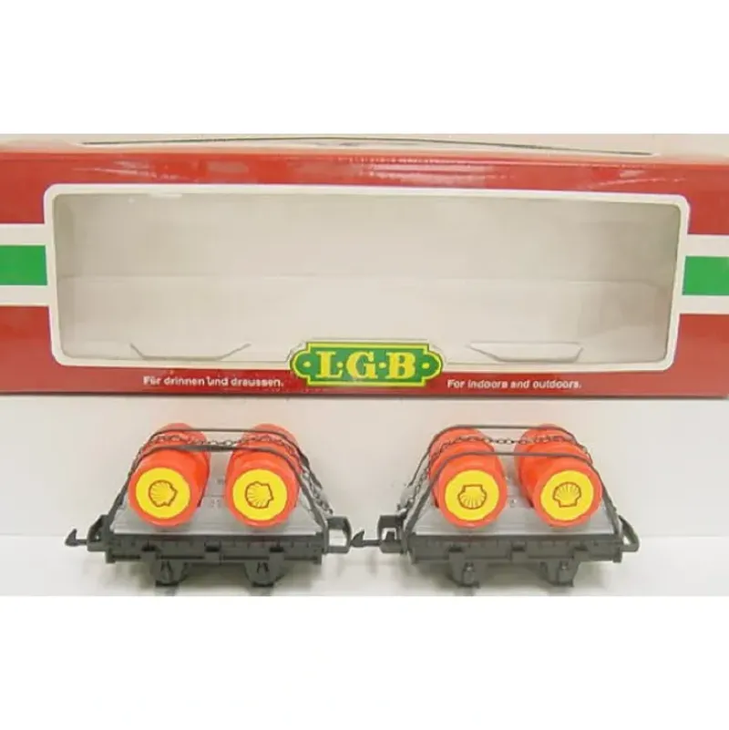 Trains*LGB 45170 FRR Double Drum Cars - Model Train Junction: Quality Parts and Art Supplies