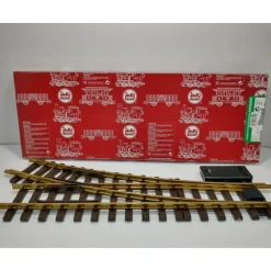 Trains*LGB 16050 G 22.5 R3 Right Hand Electric Curved Switch Turnout - Model Train Junction: Quality Parts and Art Supplies