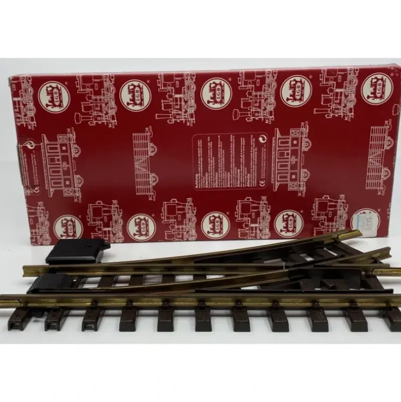 Trains*LGB 12100 G Brass 30 Left Hand Manual Switch Turnout - Model Train Junction: Quality Parts and Art Supplies
