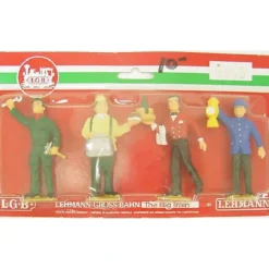 Trains*LGB 5045 G European Railroad Worker Figures (Set of 4) - Model Train Junction: Quality Parts and Art Supplies