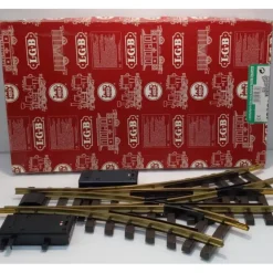 Trains*LGB 12360 G Gauge R1 30 Electric 3-Way Switch Turnout - Model Train Junction: Quality Parts and Art Supplies