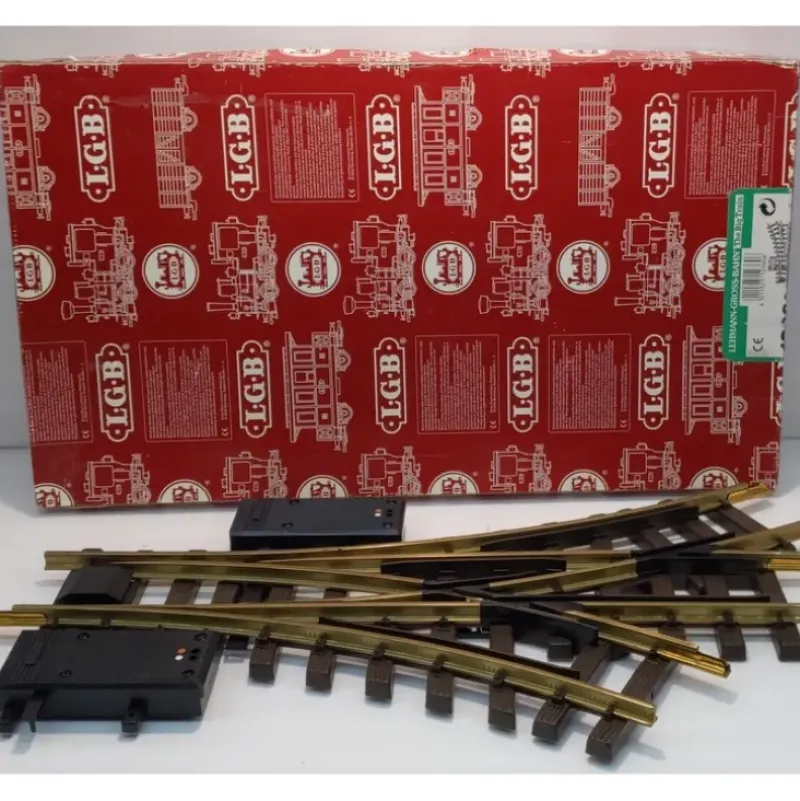 Trains*LGB 12360 G Gauge R1 30 Electric 3-Way Switch Turnout - Model Train Junction: Quality Parts and Art Supplies