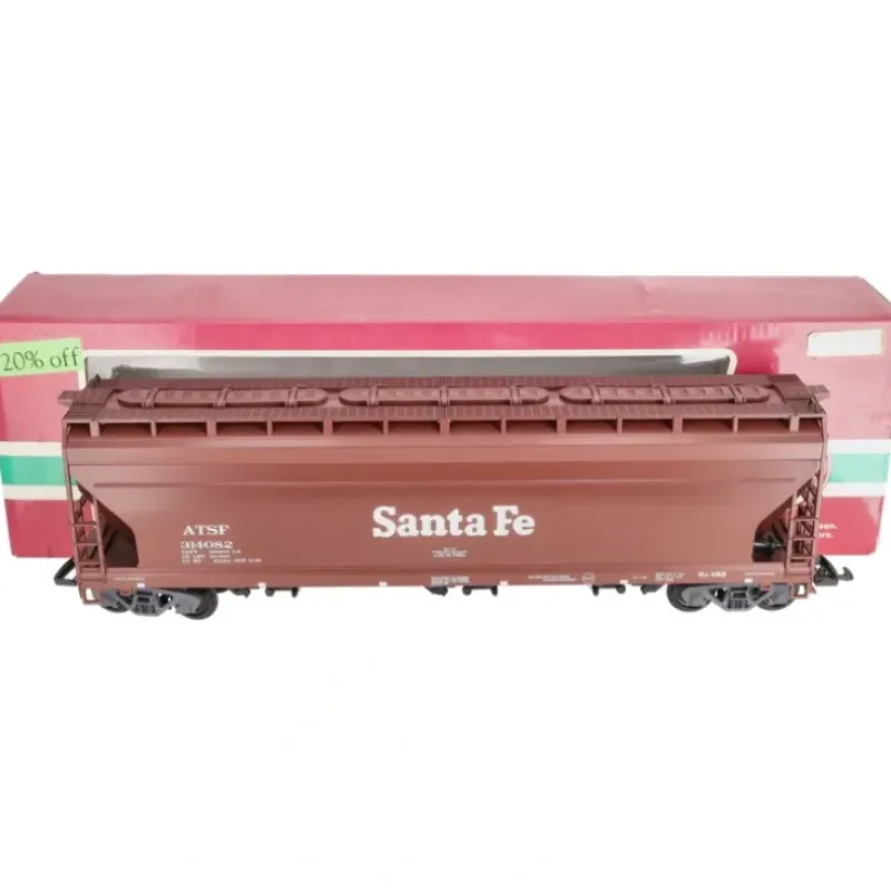 Trains*LGB 40820 G Gauge Santa Fe 3-Bay Hopper Car #314082 - Model Train Junction: Quality Parts and Art Supplies