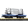 Trains*LGB 41500 G Mannesmann Double Flat Car w/Pipe Load - Model Train Junction: Quality Parts and Art Supplies