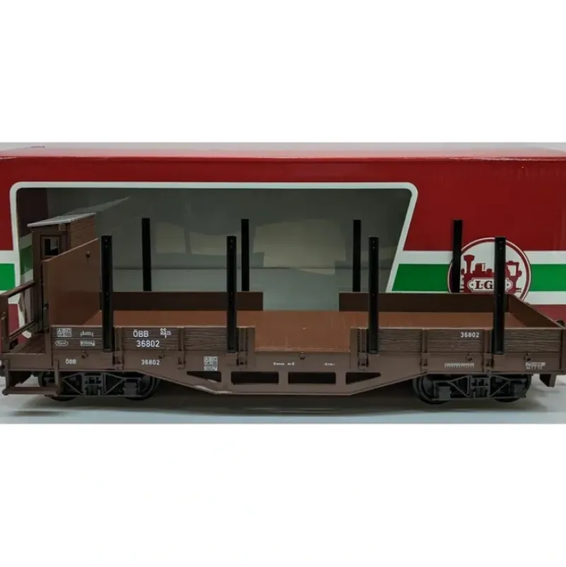 Trains*LGB 43620 G Scale BB Low-Side Gondola w/ Brakemans Cab - Model Train Junction: Quality Parts and Art Supplies