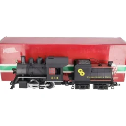 Trains*LGB 23232 G Scale C&O 0-4-0 Steam Locomotive & Tender w/Sound - Model Train Junction: Quality Parts and Art Supplies