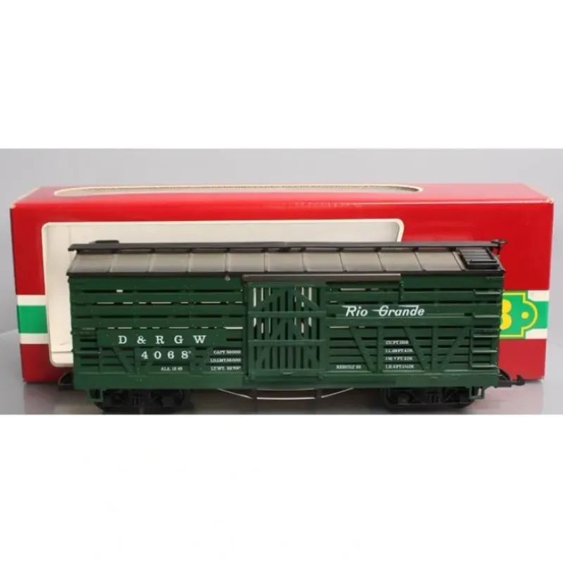 Trains*LGB 4068 G Scale Denver & Rio Grande Western Stock Car LN/Box - Model Train Junction: Quality Parts and Art Supplies