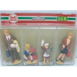 Trains|LGB 5140 G Scale Family Figures (Set of 4) - Model Train Junction: Quality Parts and Art Supplies