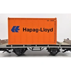 Trains*LGB 42030 G Scale Hapag-Lloyd Container Car - Model Train Junction: Quality Parts and Art Supplies