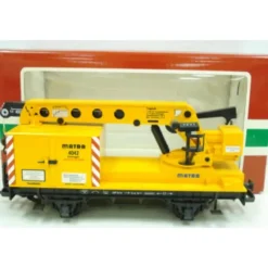 Trains*LGB 40420 G Scale Matra Yellow Construction Crane Car - Model Train Junction: Quality Parts and Art Supplies