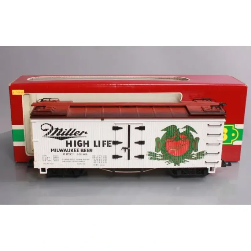 Trains*LGB 4072 G Scale Miller High Life Refrigerator Car LN/Box - Model Train Junction: Quality Parts and Art Supplies