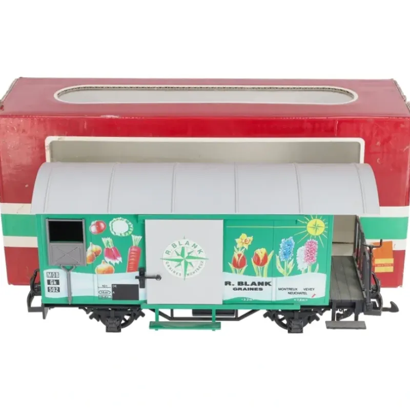 Trains*LGB 4128 G Scale R. Blank Graines End Car EX/Box - Model Train Junction: Quality Parts and Art Supplies