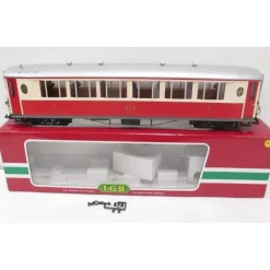 Trains*LGB 30650 G Scale RhB Passenger Car - Metal Wheels - Model Train Junction: Quality Parts and Art Supplies