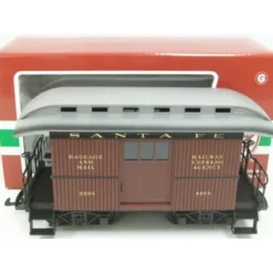 Trains|LGB 32050 G Scale Santa Fe Baggage Car - Model Train Junction: Quality Parts and Art Supplies