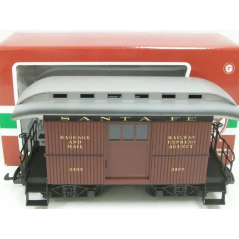 Trains|LGB 32050 G Scale Santa Fe Baggage Car - Model Train Junction: Quality Parts and Art Supplies