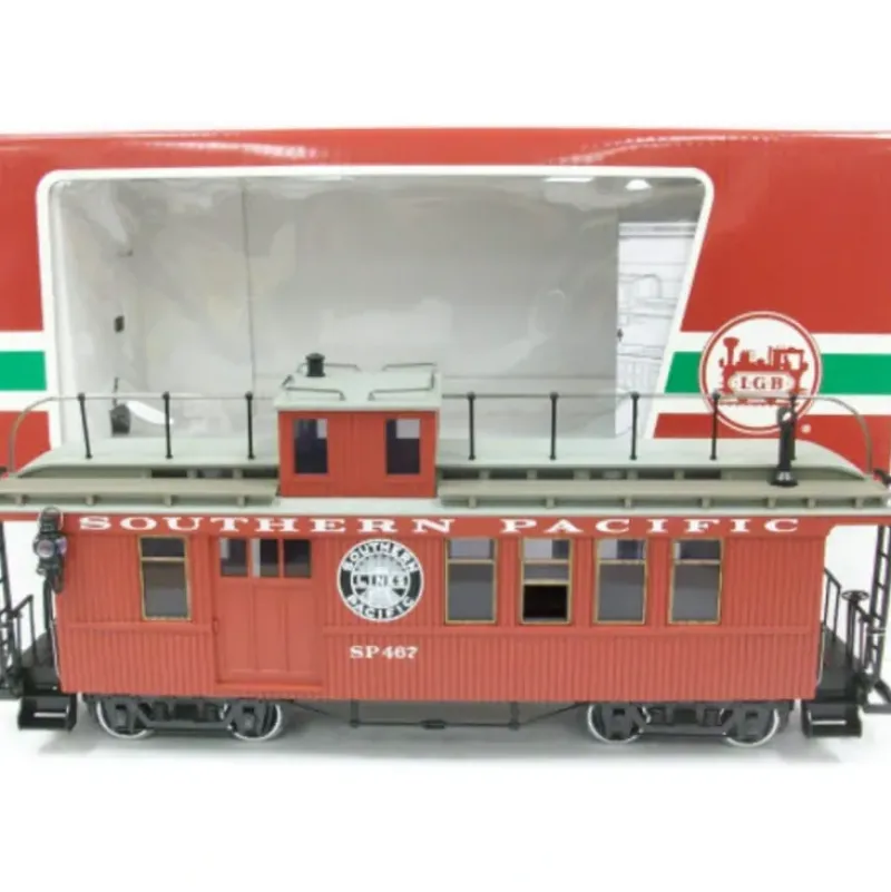 Trains*LGB 43750 G Scale Southern Pacific Drovers Caboose w/ Metal Wheels #467 - Model Train Junction: Quality Parts and Art Supplies