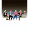 Trains*LGB 52445 G Seated Dining Car Figures (Set of 4) - Model Train Junction: Quality Parts and Art Supplies