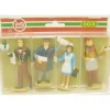 Trains*LGB 5145 G Station Worker Figures Hand Painted (Box of 4) - Model Train Junction: Quality Parts and Art Supplies