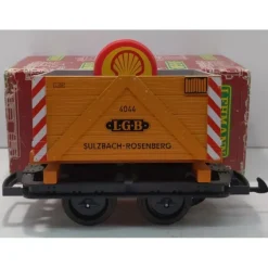 Trains*LGB 4044 G Sulzbach Rosenberg Short Wagon w/3 Shell Barrels EX/Box - Model Train Junction: Quality Parts and Art Supplies